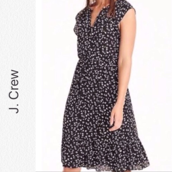 J. Crew Daisy Floral Cap Sleeve Dress - Picture 11 of 12